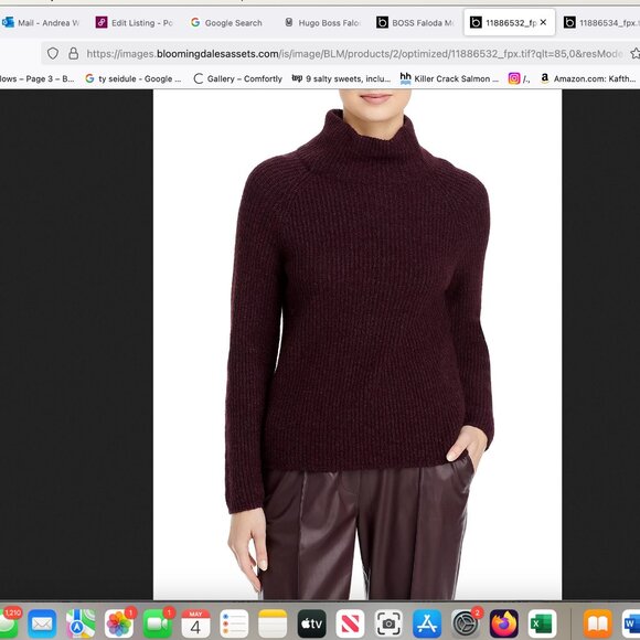 Hugo Boss Faloda Mock Neck Sweater - Picture 12 of 12